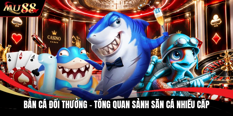 Bắn Cá Đổi Thưởng - Tổng Quan Sảnh Săn Cá Nhiều Cấp